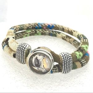 Bracelet Cotton Noosa Handmade 20mm snap SB20